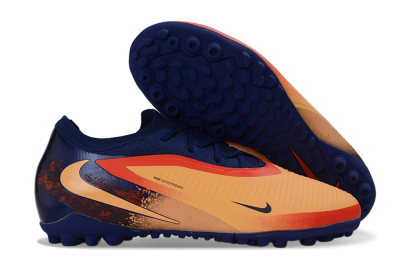 Nike Phantom 6 Elite Low TF Football Shoes - Orange/Navy Blue/Crimson Red