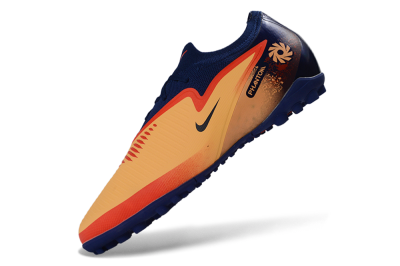 Nike Phantom 6 Elite Low TF Football Shoes - Orange/Navy Blue/Crimson Red