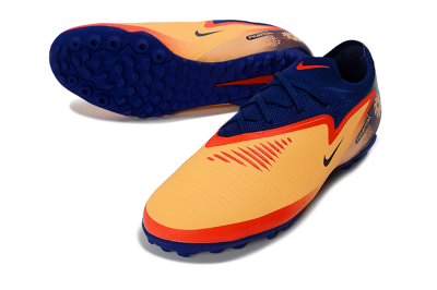 Nike Phantom 6 Elite Low TF Football Shoes - Orange/Navy Blue/Crimson Red