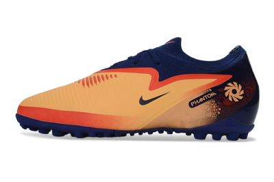 Nike Phantom 6 Elite Low TF Football Shoes - Orange/Navy Blue/Crimson Red