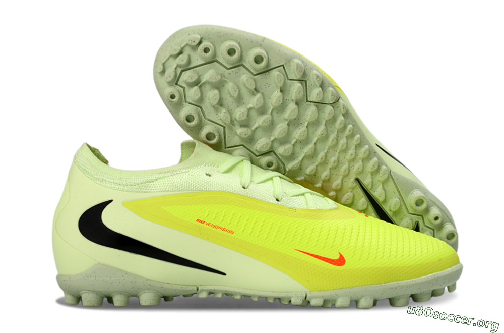 Nike Phantom 6 Elite Low TF Football Shoes - Yellow/Neon Yellow/Frosted Black 2