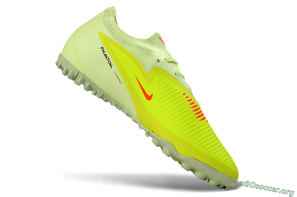 Nike Phantom 6 Elite Low TF Football Shoes - Yellow/Neon Yellow/Frosted Black 4
