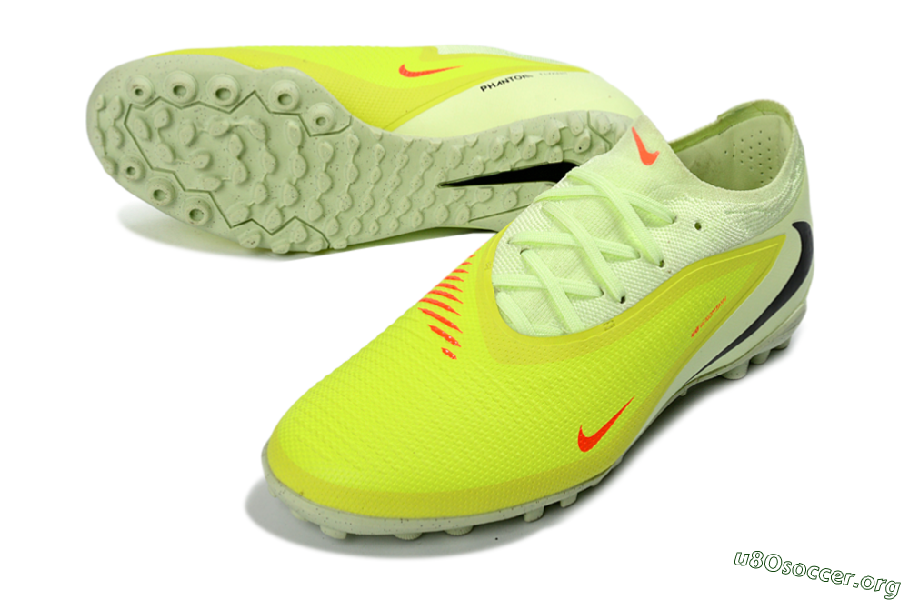 Nike Phantom 6 Elite Low TF Football Shoes - Yellow/Neon Yellow/Frosted Black 0
