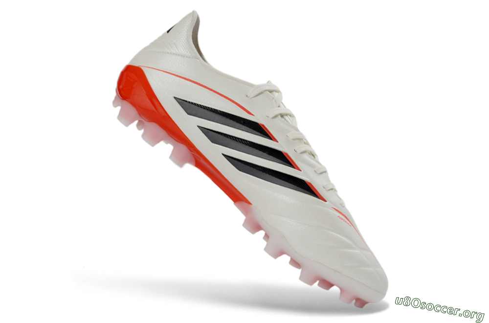 Adidas Copa Pure 3 Elite AG Football Boots - White/Scarlet/Black 4