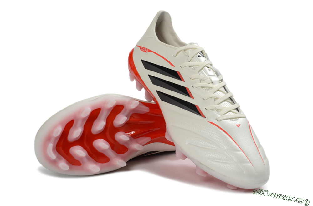 Adidas Copa Pure 3 Elite AG Football Boots - White/Scarlet/Black 0