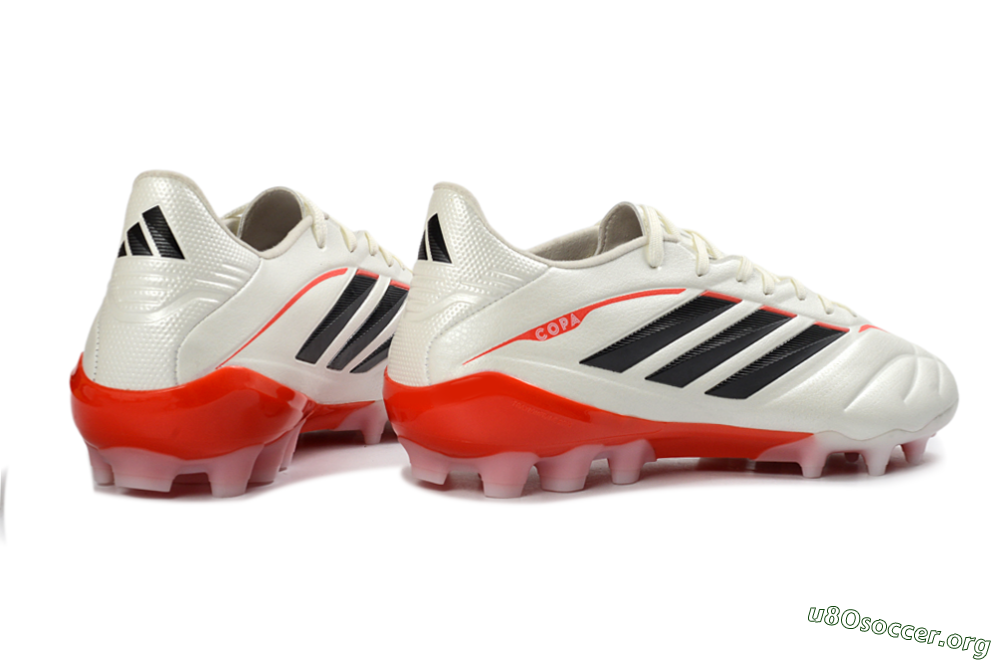 Adidas Copa Pure 3 Elite AG Football Boots - White/Scarlet/Black 6
