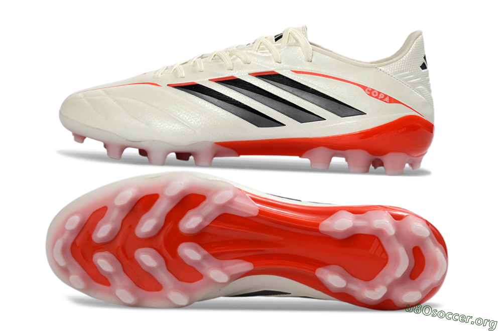 Adidas Copa Pure 3 Elite AG Football Boots - White/Scarlet/Black 1