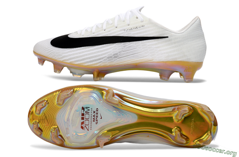 Nike Air Zoom Mercurial Superfly 11 FG Football Boots - White/Iridescent Yellow/Black 1