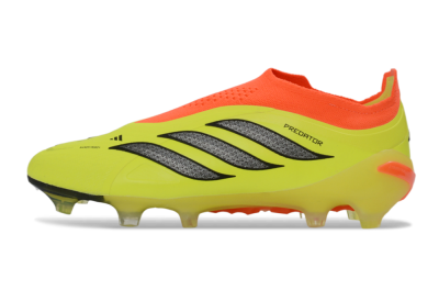Adidas Predator 26 Elite Laceless FG Football Boots - Yellow/Electric Yellow/Fiery Orange