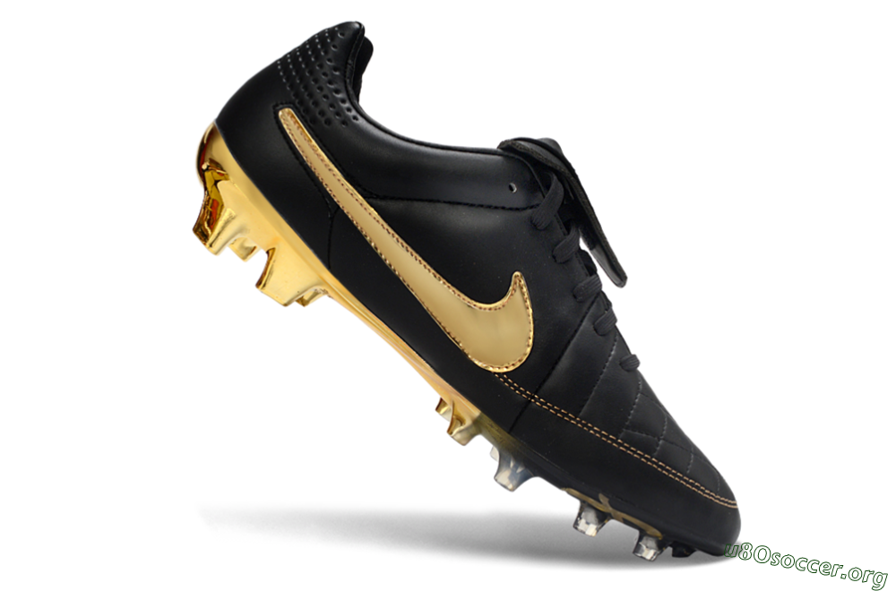 Nike Tiempo Legend SE FG Football Boots - Black/Gold/Sleek Black 4