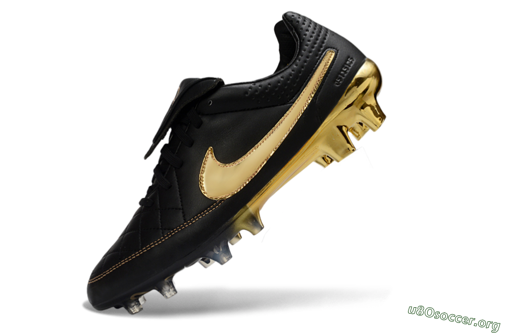 Nike Tiempo Legend SE FG Football Boots - Black/Gold/Sleek Black 5