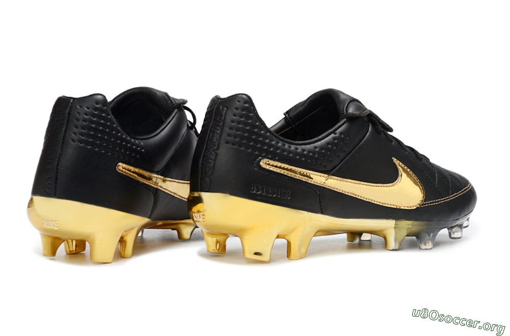 Nike Tiempo Legend SE FG Football Boots - Black/Gold/Sleek Black 6
