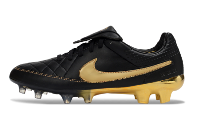 Nike Tiempo Legend SE FG Football Boots - Black/Gold/Sleek Black
