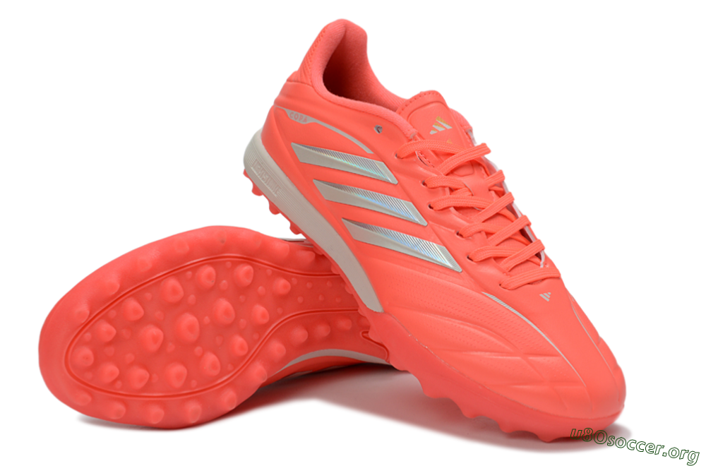 Adidas Copa Pure 3 Elite TF Football Shoes - Coral/Bright Coral/Light Grey 0