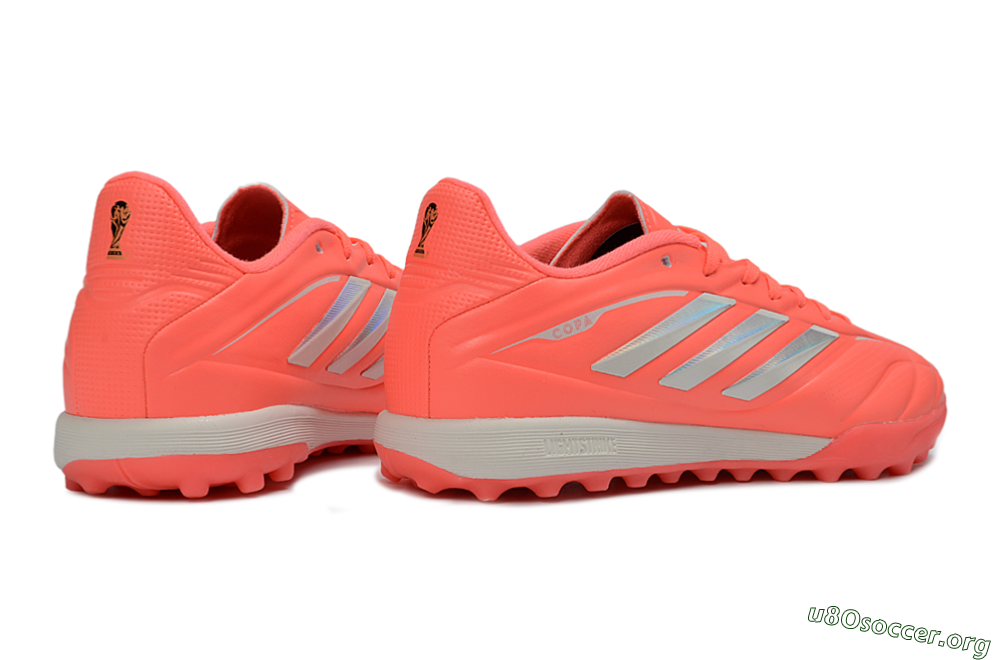 Adidas Copa Pure 3 Elite TF Football Shoes - Coral/Bright Coral/Light Grey 6