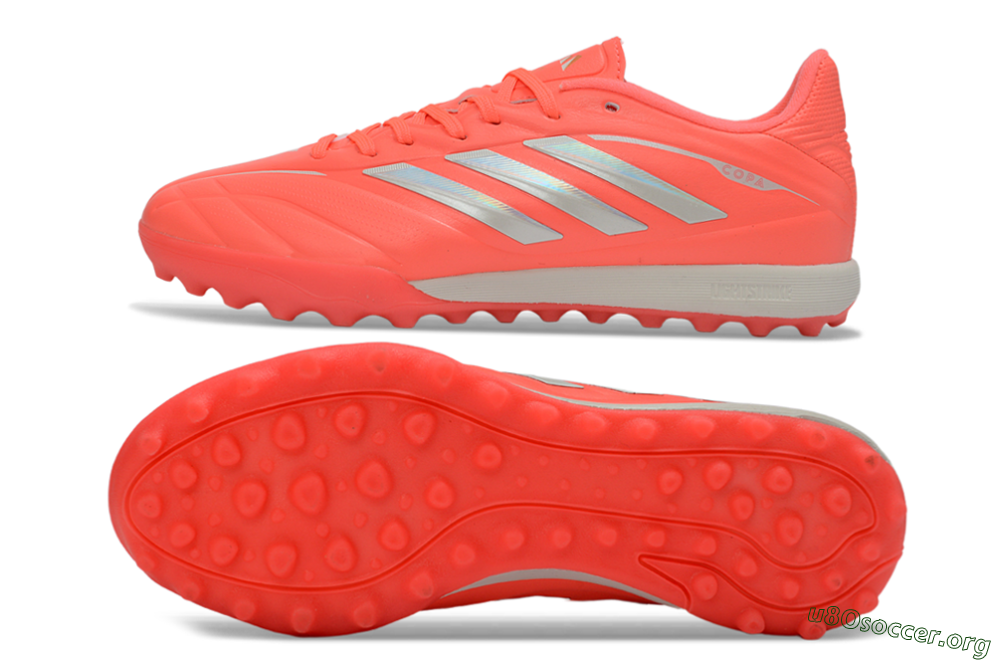 Adidas Copa Pure 3 Elite TF Football Shoes - Coral/Bright Coral/Light Grey 1