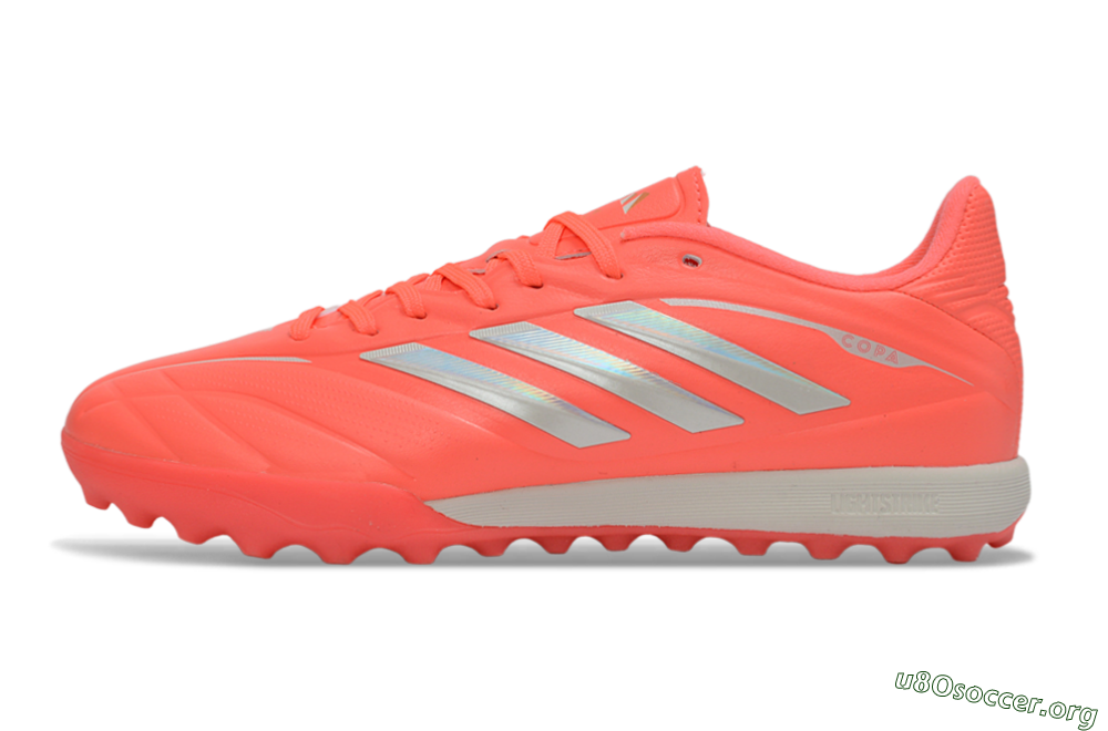 Adidas Copa Pure 3 Elite TF Football Shoes - Coral/Bright Coral/Light Grey 3