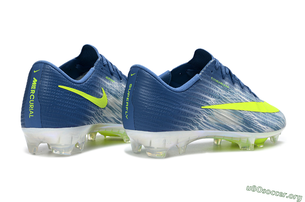 Nike Air Zoom Mercurial Superfly 11 FG Football Boots - Blue/Electric Yellow/Light Blue 6
