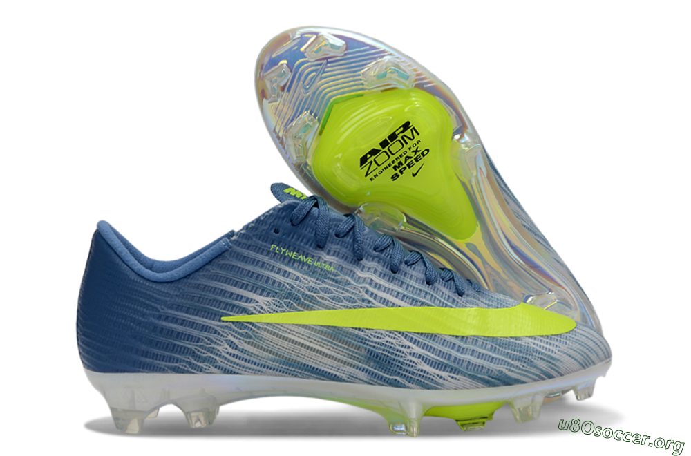 Nike Air Zoom Mercurial Superfly 11 FG Football Boots - Blue/Electric Yellow/Light Blue 2