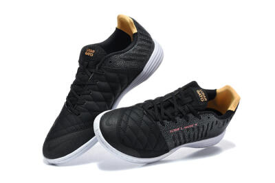 Nike Lunar Gato 2 IC Football Shoes - Black/Charcoal Gray/Flame Orange