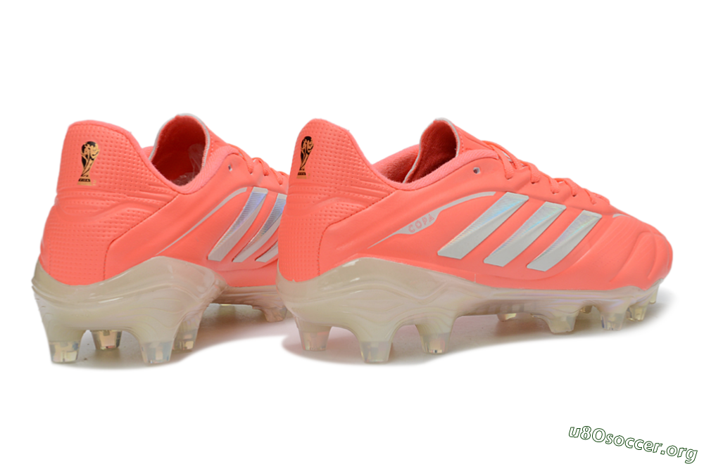 Adidas Copa Pure 3 Elite FG Football Boots - Orange/Vibrant Coral/Glossy Silver 5