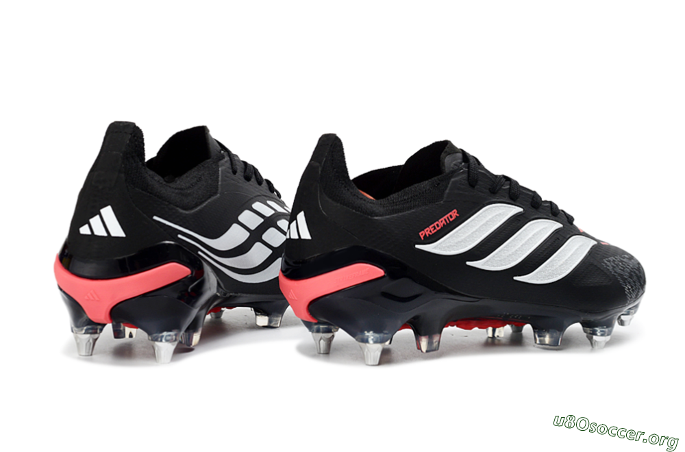 Adidas Predator 26 Elite SG Football Boots - Black/Electric Red/Steel Grey 6