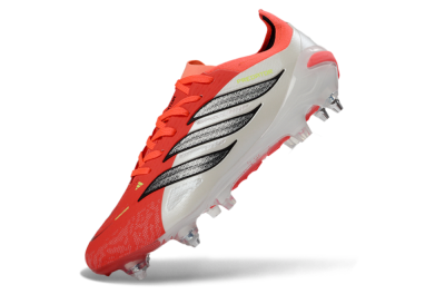 Adidas Predator 26 Elite SG Football Boots - Red/Electric Coral/Black