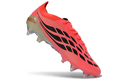 Adidas Predator 26 Elite SG Football Boots - Pink/Fluorescent Pink/Metallic Silver