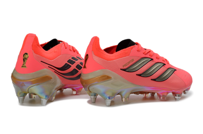 Adidas Predator 26 Elite SG Football Boots - Pink/Fluorescent Pink/Metallic Silver