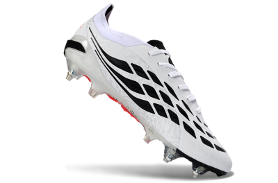 Adidas Predator 26 Elite SG Football Boots - White/Vibrant Pink/Black