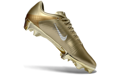 Nike Air Zoom Mercurial Vapor 1 Elite CR7 FG Football Boots - Gold/Metallic Gold/White