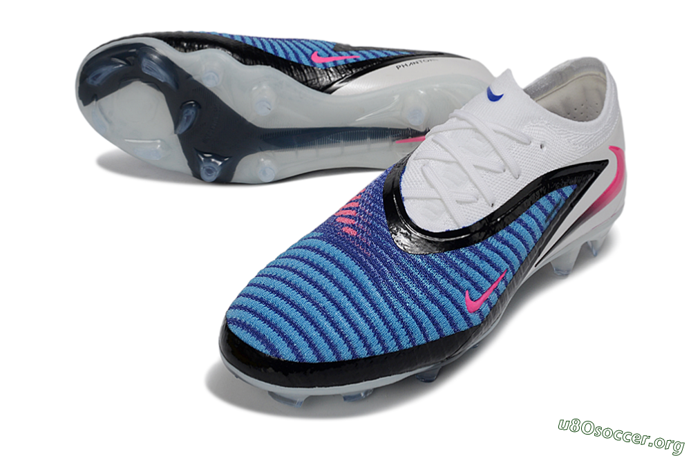 Nike Phantom 6 Elite Low FG Football Boots - Blue/Electric Blue/Fierce Pink 0