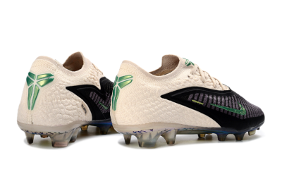 Nike Phantom 6 Low Elite FG Football Boots - Black/Electric Green/Champagne
