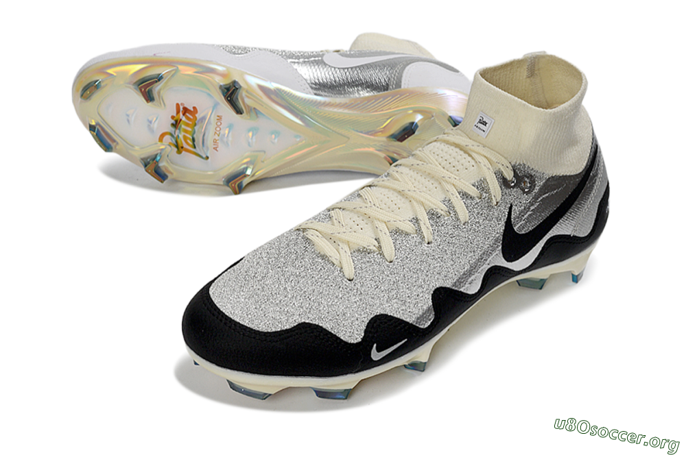 Patta x Nike Air Zoom Mercurial Superfly 10 Elite FG Football Boots - Silver/Black/Silver 0