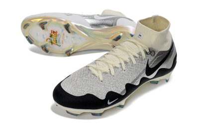 Patta x Nike Air Zoom Mercurial Superfly 10 Elite FG Football Boots - Silver/Black/Silver
