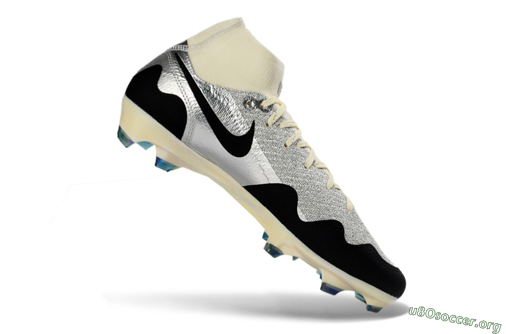 Patta x Nike Air Zoom Mercurial Superfly 10 Elite FG Football Boots - Silver/Black/Silver 4