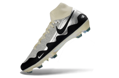 Patta x Nike Air Zoom Mercurial Superfly 10 Elite FG Football Boots - Silver/Black/Silver