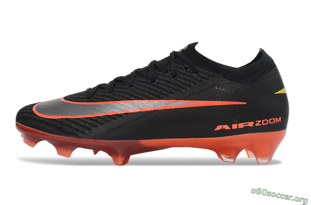 Nike Air Zoom Mercurial Vapor 16 Elite FG Football Boots - Black/Electric Orange/Metallic Green 3