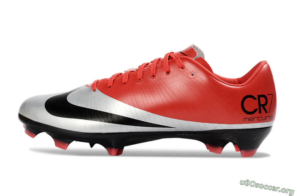 Nike Air Zoom Mercurial Vapor Superfly 1 CR7 2026 World Cup FG Football Boots - Orange/Dynamic Sunset/Metallic Silver 13