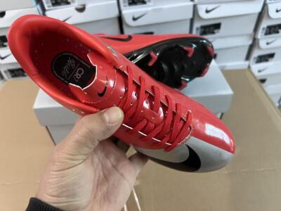 Nike Air Zoom Mercurial Vapor Superfly 1 CR7 2026 World Cup FG Football Boots - Orange/Dynamic Sunset/Metallic Silver