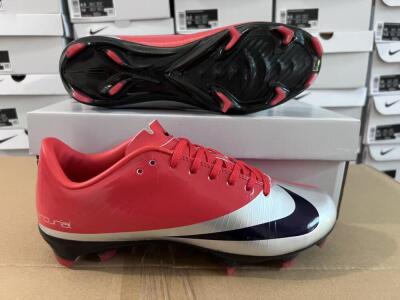 Nike Air Zoom Mercurial Vapor Superfly 1 CR7 2026 World Cup FG Football Boots - Orange/Dynamic Sunset/Metallic Silver