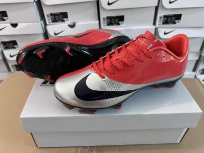 Nike Air Zoom Mercurial Vapor Superfly 1 CR7 2026 World Cup FG Football Boots - Orange/Dynamic Sunset/Metallic Silver