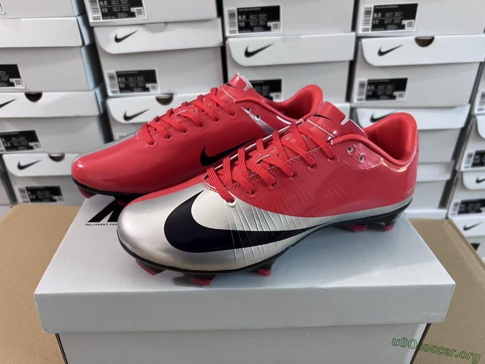 Nike Air Zoom Mercurial Vapor Superfly 1 CR7 2026 World Cup FG Football Boots - Orange/Dynamic Sunset/Metallic Silver 2