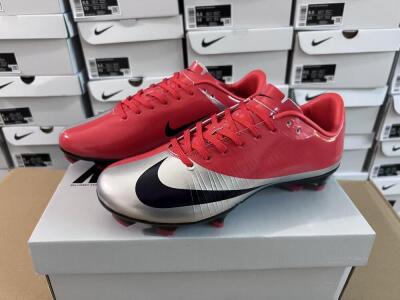 Nike Air Zoom Mercurial Vapor Superfly 1 CR7 2026 World Cup FG Football Boots - Orange/Dynamic Sunset/Metallic Silver