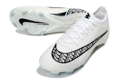 Nike Air Zoom Mercurial Vapor 16 Elite FG Football Boots - White/Classic Black/Crystal Blue