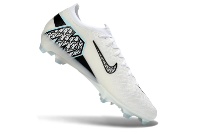 Nike Air Zoom Mercurial Vapor 16 Elite FG Football Boots - White/Classic Black/Crystal Blue