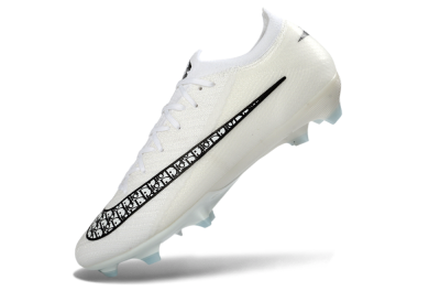 Nike Air Zoom Mercurial Vapor 16 Elite FG Football Boots - White/Classic Black/Crystal Blue