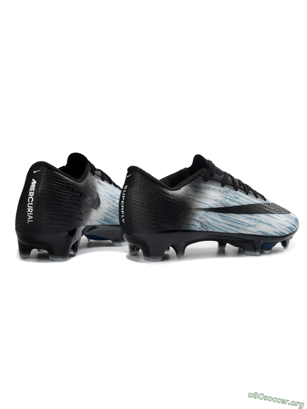 Nike Air Zoom Mercurial Superfly 11 FG Football Boots - White/Sky Blue/Black 6