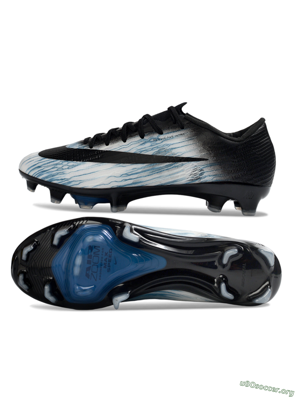 Nike Air Zoom Mercurial Superfly 11 FG Football Boots - White/Sky Blue/Black 1