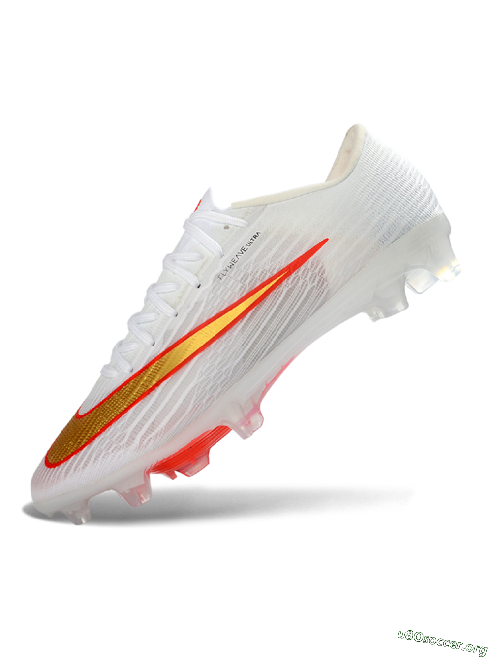 Nike Air Zoom Mercurial Superfly 11 FG Football Boots - White/Bright Orange/Gold Metallic 5